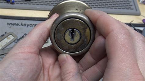 kwikset remove cylinder from metal housing|kwikset key cylinder replacement.